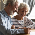 elderly couple updating their will